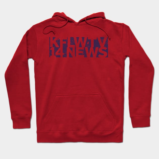 Die Hard – KFLW-TV 14 News Logo (aged and weathered) Hoodie by GraphicGibbon